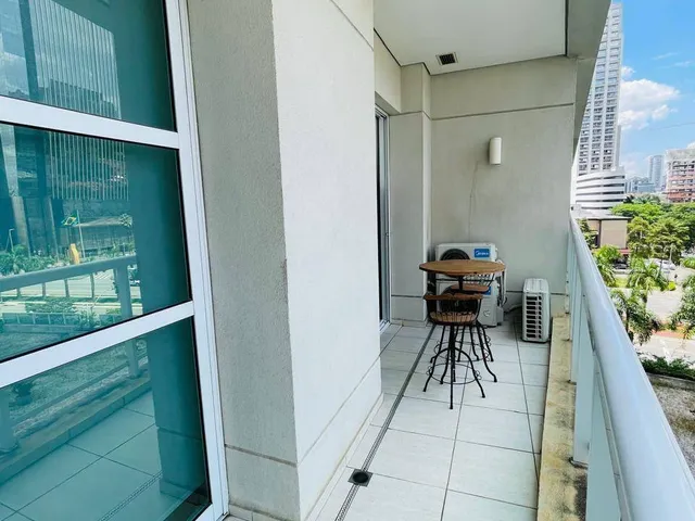 Foto do Conjunto comercial - Conjunto comercial para locação com 75m², 2 vagas na garagem, 100% Mobiliado na Vila São Francisco (Zona Sul), São Paulo-SP | Paulista Imóveis