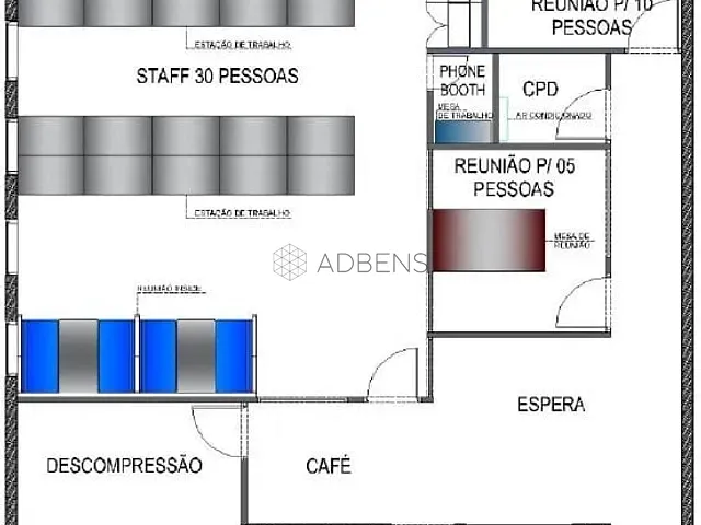 Conjunto comercial para alugar, no bairro Vila Olímpia em São Paulo