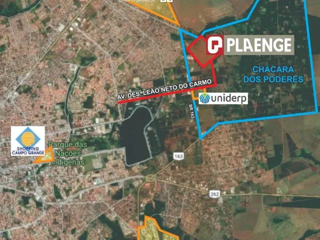 Terreno com 504m², à venda, no bairro Jardim Veraneio em Campo Grande