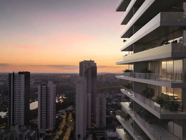 Condomínio do Apartamento - Apartamento à Venda no Edifício Artesano Plaenge – 346 m² Úteis, 4 Suítes, Elevador Privativo e SPA na Gleba Palhano – Londrina | CS23 Negócios Imobiliários