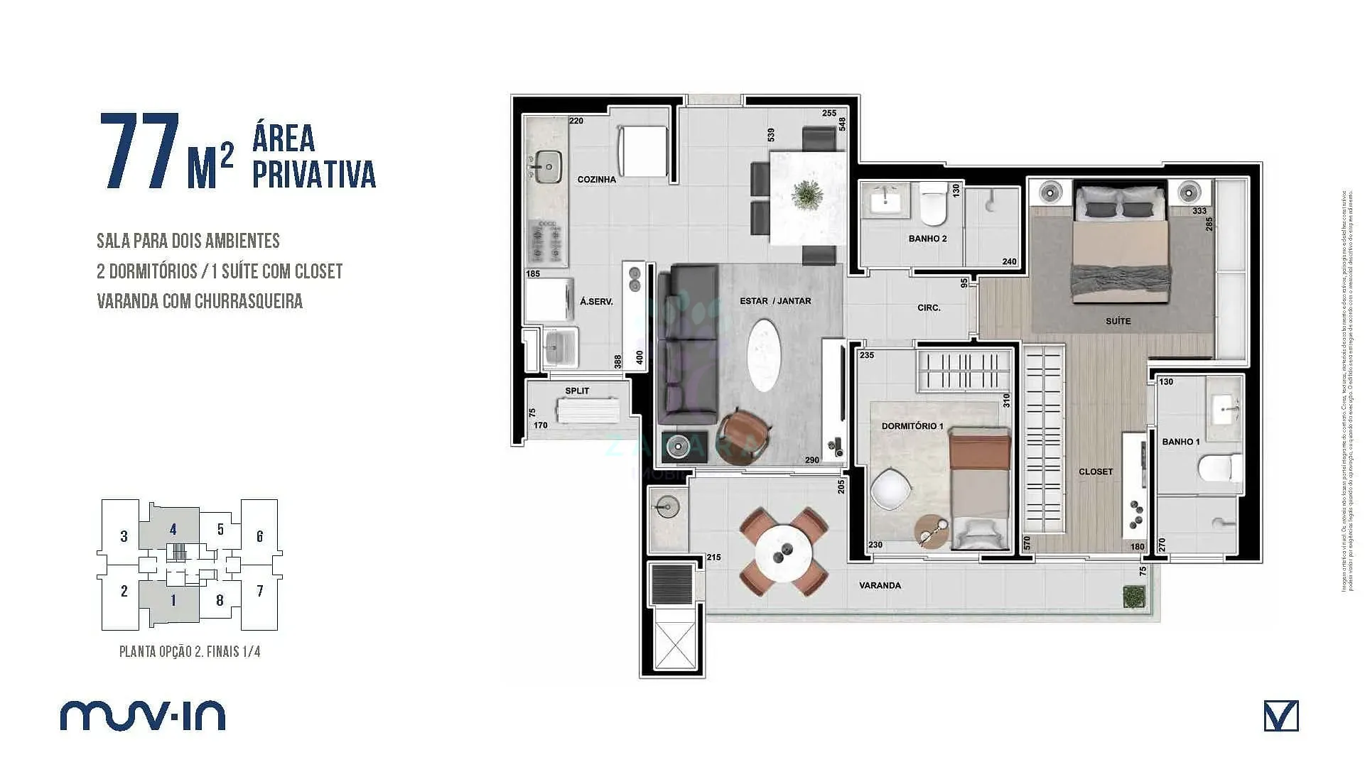 Apartamento, 2 quartos, 87 m² - Foto 43