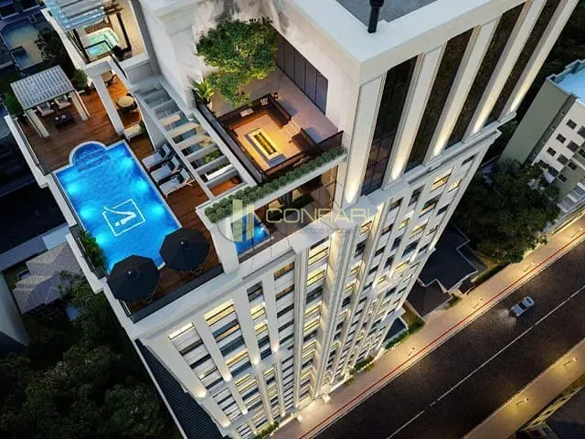 Apartamento com 78m² 2 quartos e 3 banheiros, à venda, no bairro Morretes em Itapema