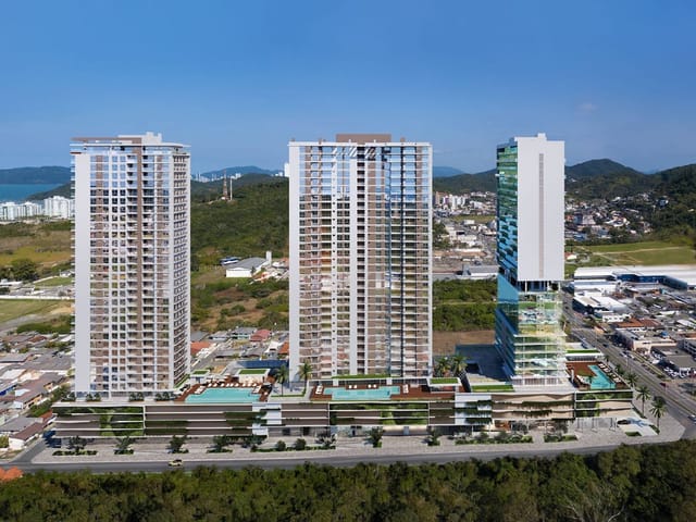 Condomínio do Apartamento - Apartamento à venda, 1 suíte + 2 quartos, Torres da Brava - Sirena,Praia Brava de Itajaí, Itajaí, SC | Gustavo Invest