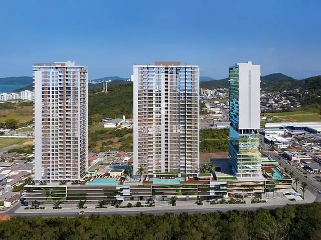 Apartamento 3 quartos e 3 banheiros, à venda, no bairro Praia Brava de Itajaí em Itajaí