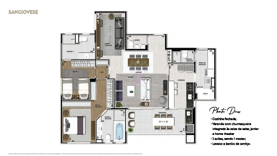 Apartamento, 3 quartos, 131 m² - Foto 57
