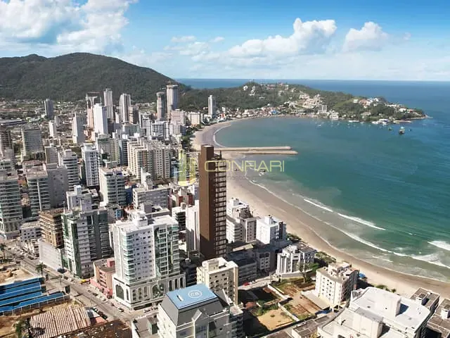 Apartamento com 200m² 4 quartos e 5 banheiros, à venda, no bairro Centro em Itapema