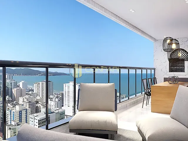 Apartamento com 157m² 3 quartos e 3 banheiros, à venda, no bairro Andorinha em Itapema