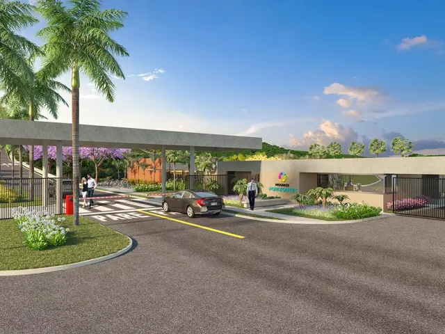 Condomínio do Terreno - Terreno lote em Condomínio Mosaico Horizontes à venda, Cézar de Souza, Mogi das Cruzes, SP, fundo pra reserva | Tamara Velloso Corretora de Imóveis