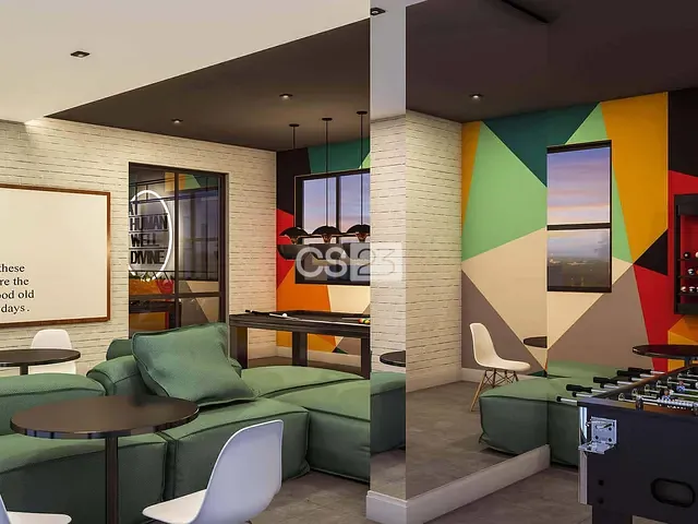 Apartamento 1 quarto e 2 banheiros, à venda, no bairro Gleba Fazenda Palhano em Londrina
