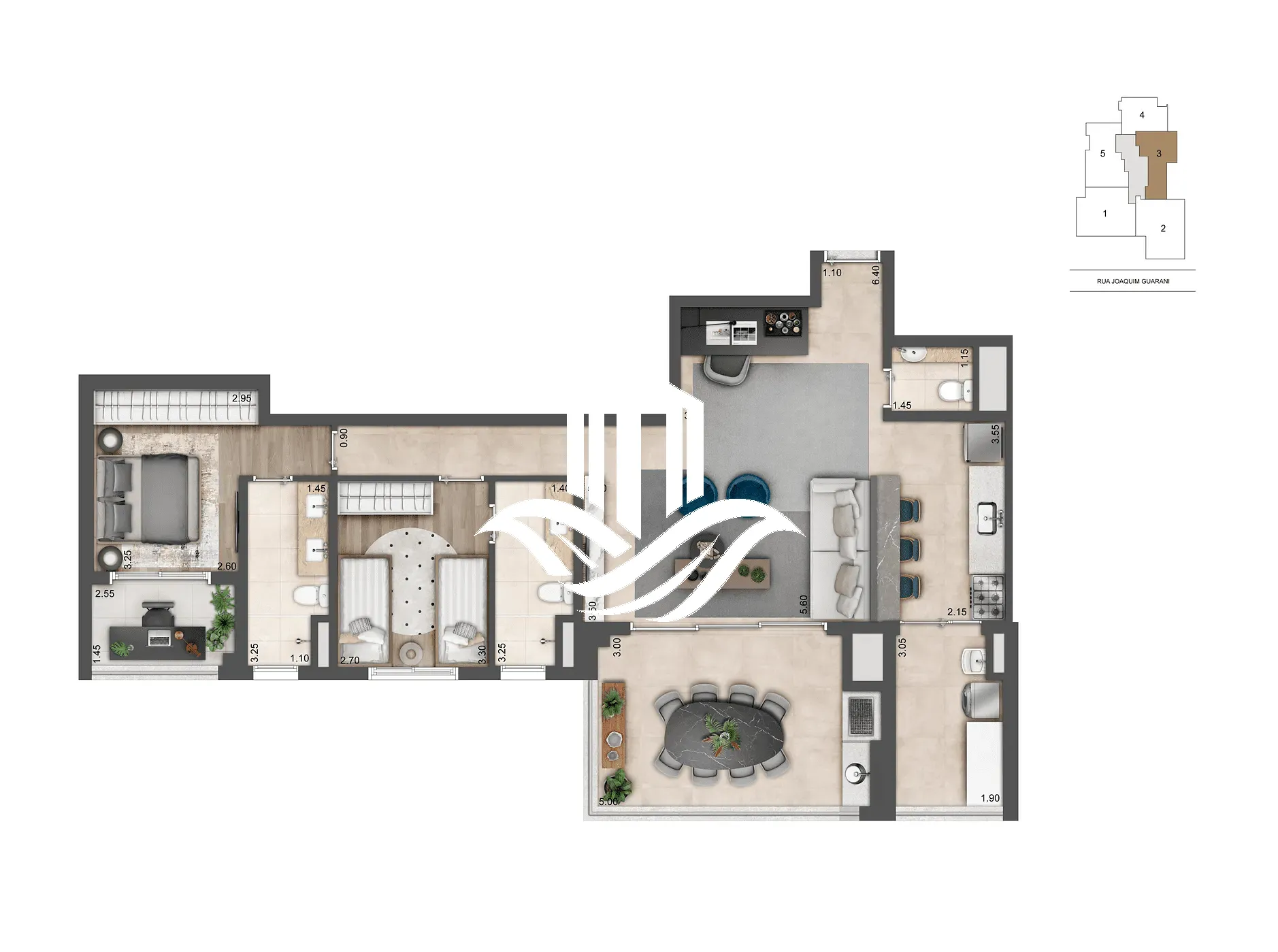 Apartamento, 2 quartos, 136 m² - Foto 71