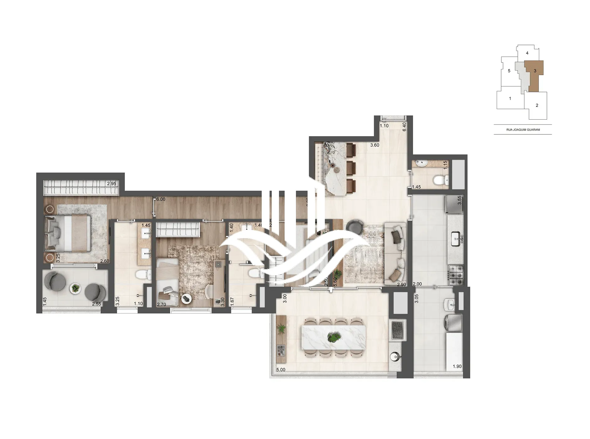 Apartamento, 2 quartos, 136 m² - Foto 70