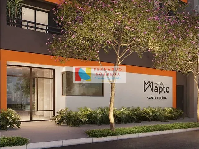 Lançamento 1 quarto e 1 banheiro, disponível, no bairro Santa Cecília em São Paulo
