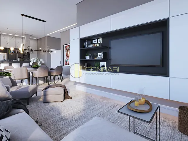Apartamento com 180m² 3 quartos e 4 banheiros, à venda, no bairro Meia Praia em Itapema