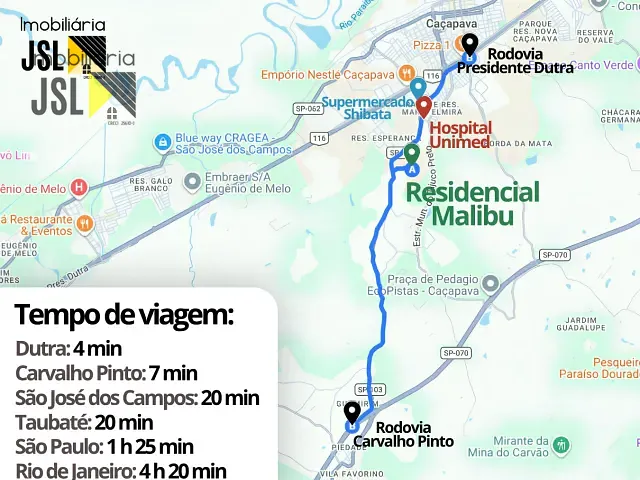 Terreno com 430m², à venda, no bairro Residencial Colinas em Caçapava
