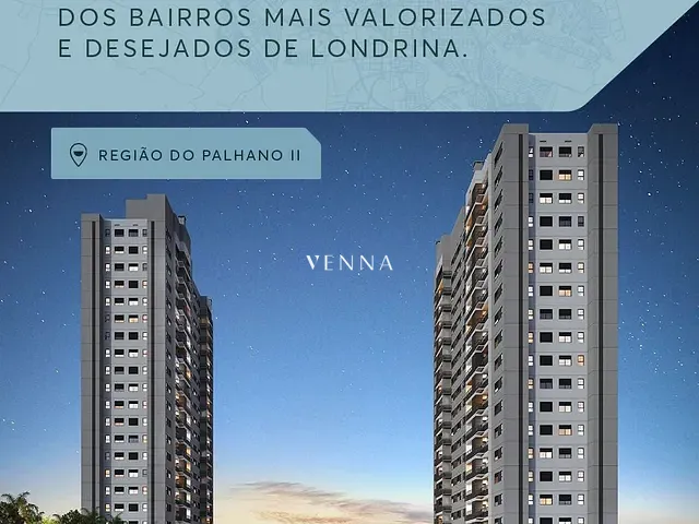 Apartamento 2 quartos e 1 banheiro, à venda, no bairro Gleba Fazenda Palhano em Londrina