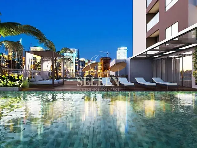 Lançamento 1 quarto e 1 banheiro, disponível, no bairro Meia Praia em Itapema