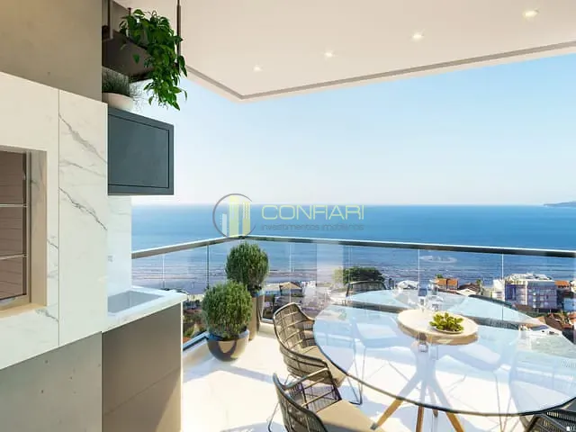 Apartamento com 150m² 3 quartos e 4 banheiros, à venda, no bairro Perequê em Porto Belo