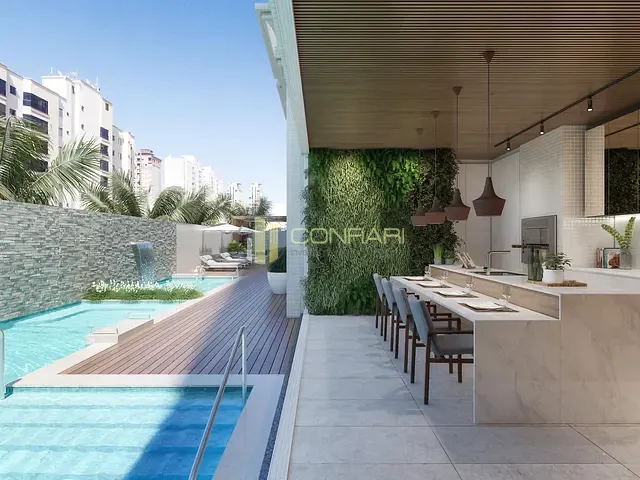 Apartamento com 350m² 5 quartos e 6 banheiros, à venda, no bairro Meia Praia em Itapema