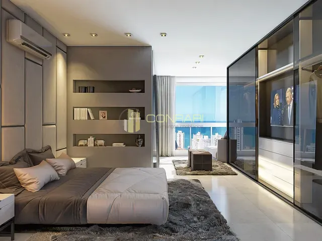 Apartamento com 148m² 4 quartos e 5 banheiros, à venda, no bairro Meia Praia em Itapema