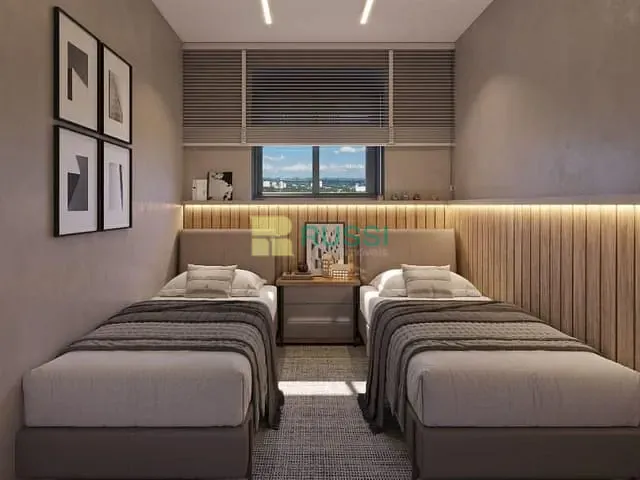 Apartamento 2 quartos e 2 banheiros, à venda, no bairro Jardim das Indústrias em São José dos Campos