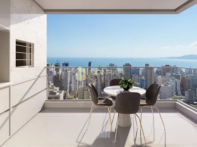 Apartamento com 130m² 3 quartos e 2 banheiros, à venda, no bairro Meia Praia em Itapema