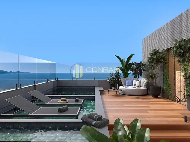 Apartamento com 140m² 3 quartos e 4 banheiros, à venda, no bairro Perequê em Porto Belo