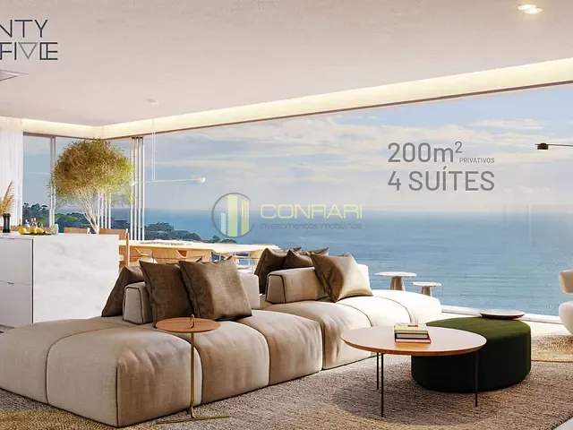 Apartamento com 240m² 4 quartos e 5 banheiros, à venda, no bairro Centro em Itapema