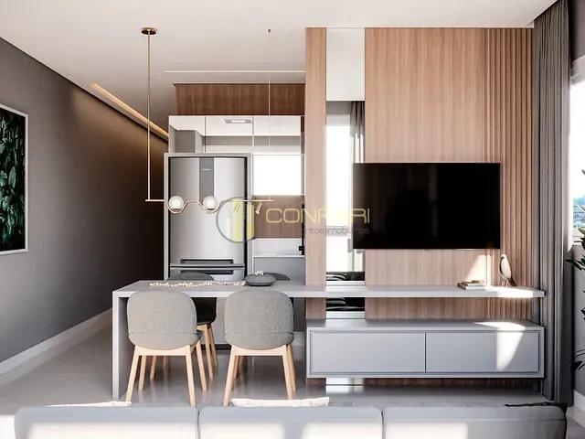 Apartamento com 85m² 2 quartos e 3 banheiros, à venda, no bairro Perequê em Porto Belo