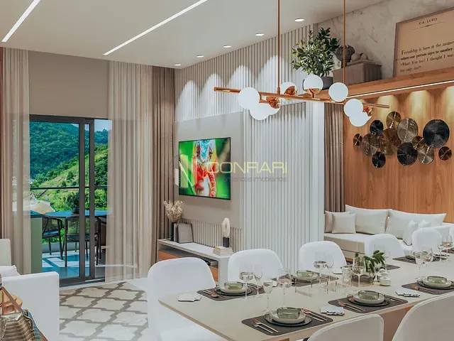 Apartamento com 83m² 2 quartos e 1 banheiro, à venda, no bairro Varzea em Itapema