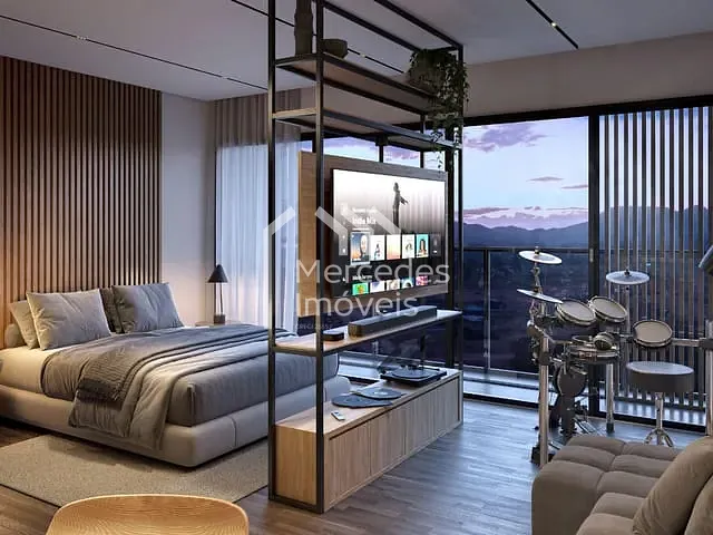 Studio 1 quarto e 1 banheiro, à venda, no bairro Viva Park em Porto Belo