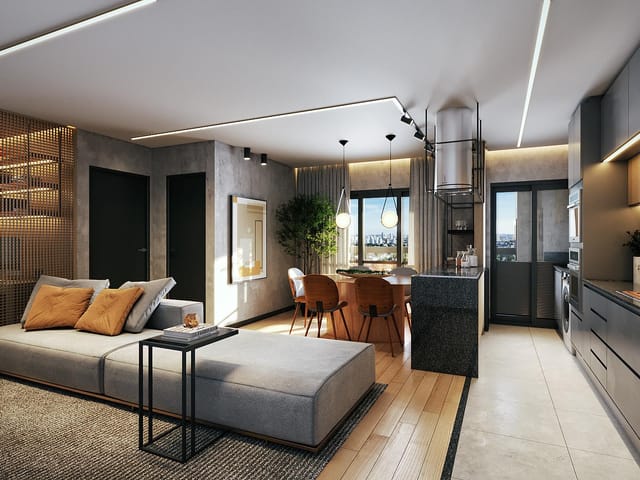 Apartamento com 85m² 2 quartos e 2 banheiros, à venda, no bairro Tiradentes em Campo Grande