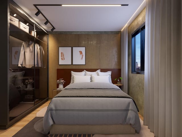 Apartamento com 85m² 2 quartos e 2 banheiros, à venda, no bairro Tiradentes em Campo Grande