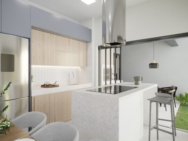 Sobrado com 135m² 3 quartos e 3 banheiros, à venda, no bairro Parque Residencial Rita Vieira em Campo Grande