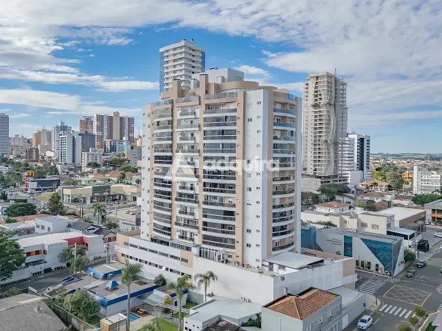 Apartamento com 230m² 3 quartos e 5 banheiros, à venda, no bairro Centro em Ponta Grossa