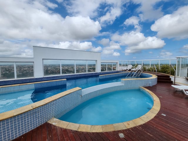 Condomínio do Apartamento - Apartamento à venda no Terrace Pelotas, 3 dormitórios, 1 vaga coberta, Condomínio com Infraestrutura Completa, Centro, Pelotas, RS | UP Imóveis
