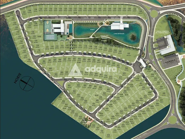 Terreno com 420m², à venda, no bairro Olarias em Ponta Grossa