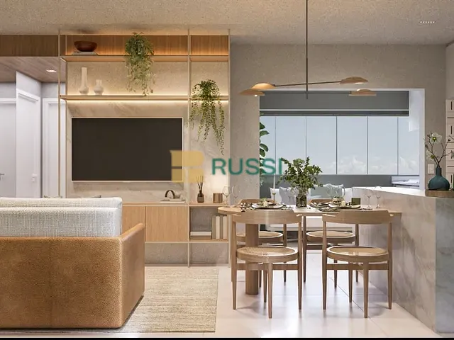 Apartamento com 58m² 2 quartos e 2 banheiros, à venda, no bairro Vila Zizinha em São José dos Campos