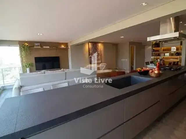Apartamento com 138m² 3 quartos e 3 banheiros, à venda, no bairro Brooklin Paulista em São Paulo