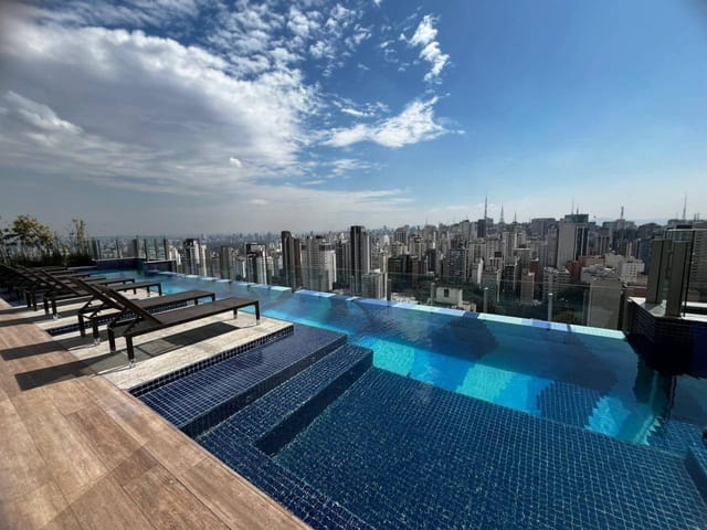 Condomínio do Apartamento - Apartamento Venda e Locação 1 Dormitório na Vila Mariana, Lazer no Rooftop, Próximo da Estação, Av Paulista, Belas Artes, ESPM | Paulista Imóveis.