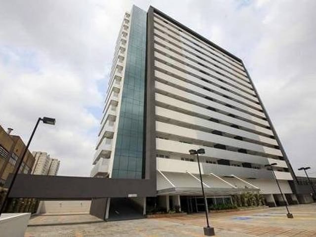 Condomínio do Sala - Sala Comercial Para Venda, com banheiro e sacada pronta para instalar sua empresa, com 1 vaga, Santo Amaro, São Paulo, SP | Paulista Imóveis