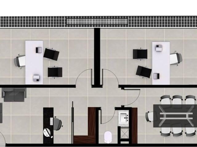 Sala com 132m², à venda, no bairro Centro em Ponta Grossa