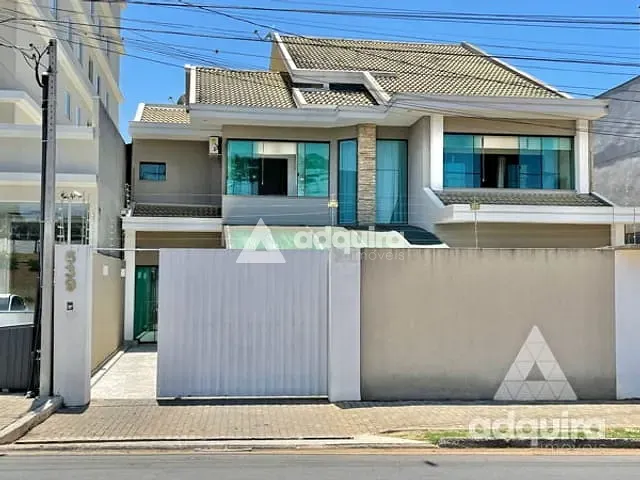 Casa 4 quartos e 5 banheiros, à venda, no bairro Oficinas em Ponta Grossa