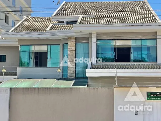 Casa 4 quartos e 5 banheiros, à venda, no bairro Oficinas em Ponta Grossa