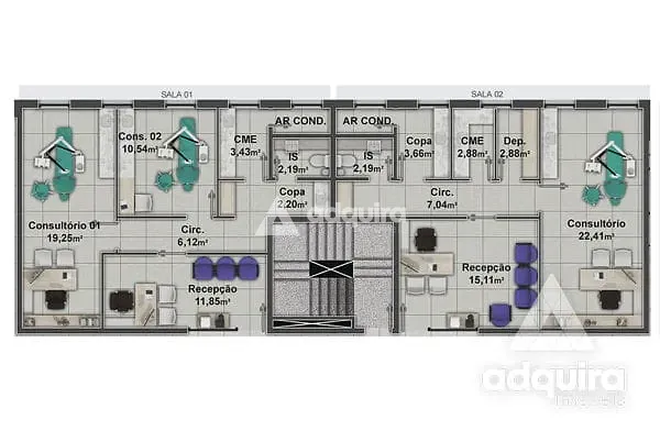 Sala-Conjunto, 142 m² - Foto 9