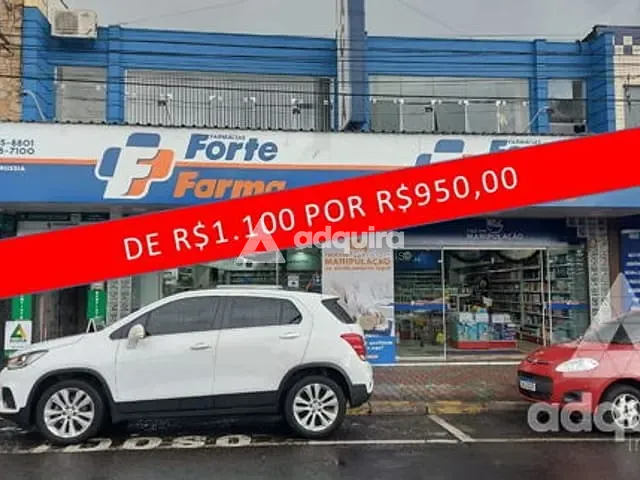 Sala com 42m², para alugar, no bairro Nova Rússia em Ponta Grossa
