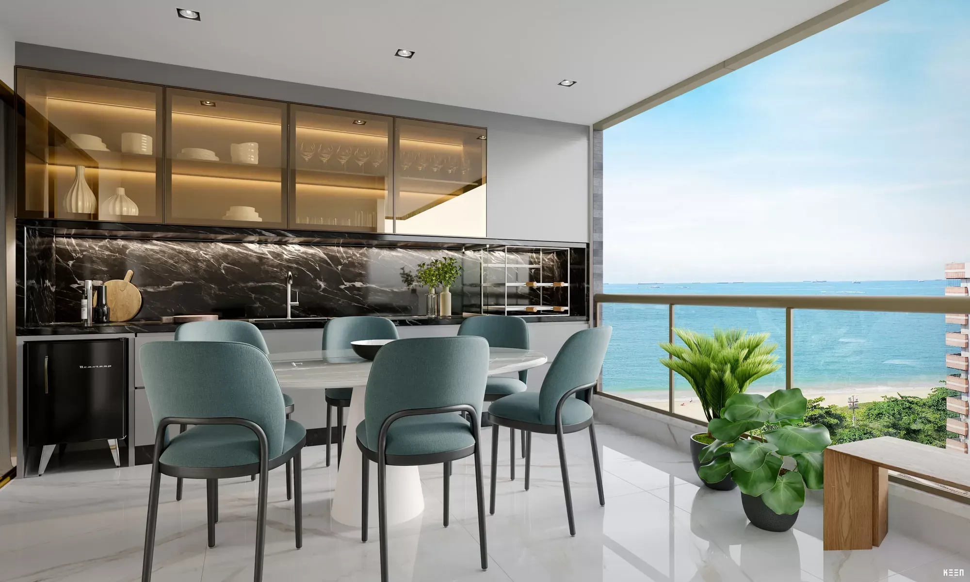 Perspectiva do Empreendimento - Ed. Antônio Carneiro Maia Apartamento Alto Padrão, Praia da Costa, Vila Velha/ES | Central de Vendas City House