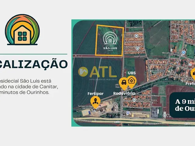 Empreendimento disponível, no bairro Área Rural de Canitar em Canitar