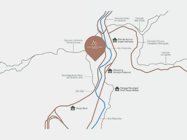 Empreendimento disponível, no bairro Itaipava em Petrópolis