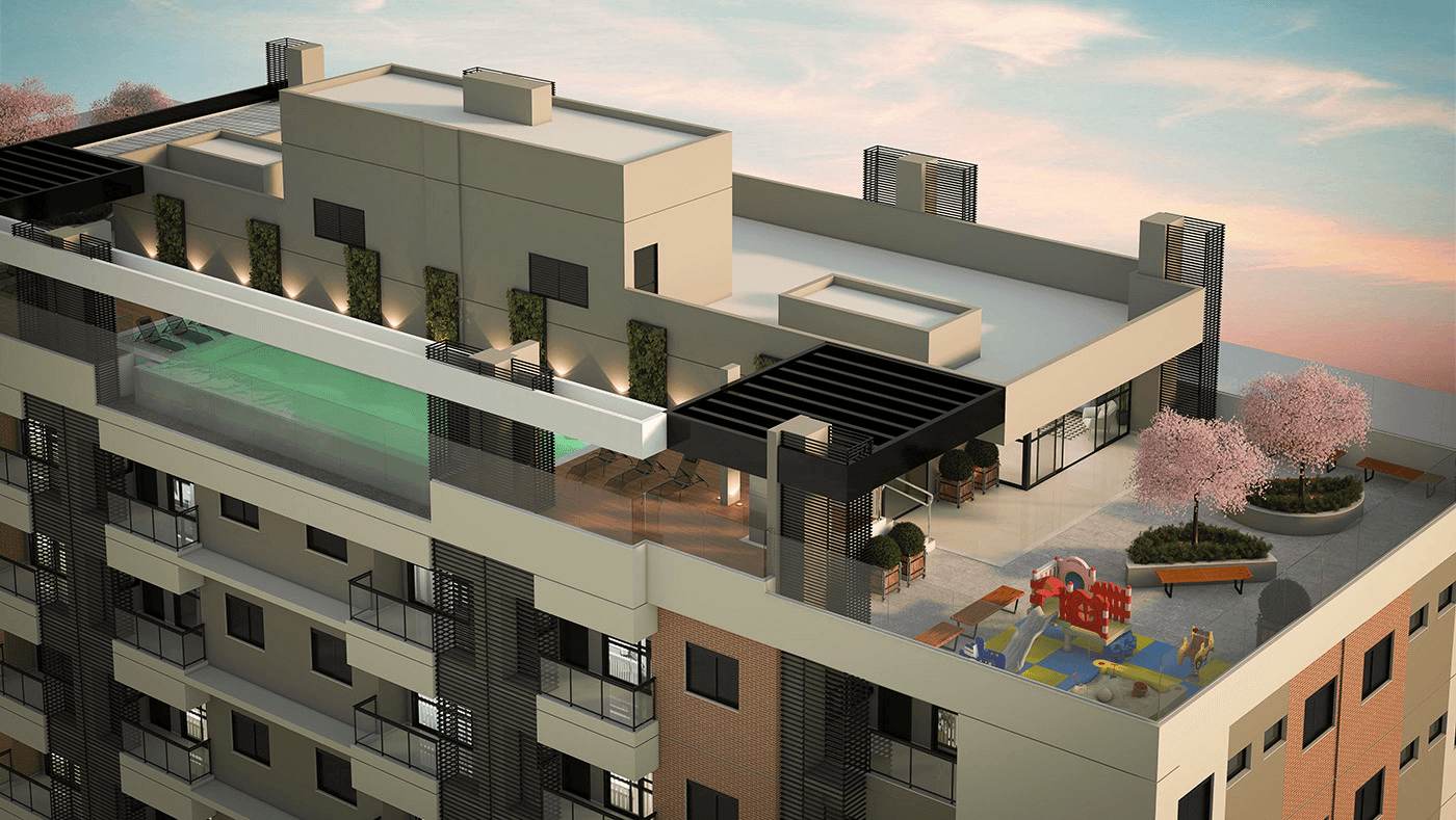 Perspectiva do Empreendimento - Residencial Perffeto - Em construção | CityBens imóveis