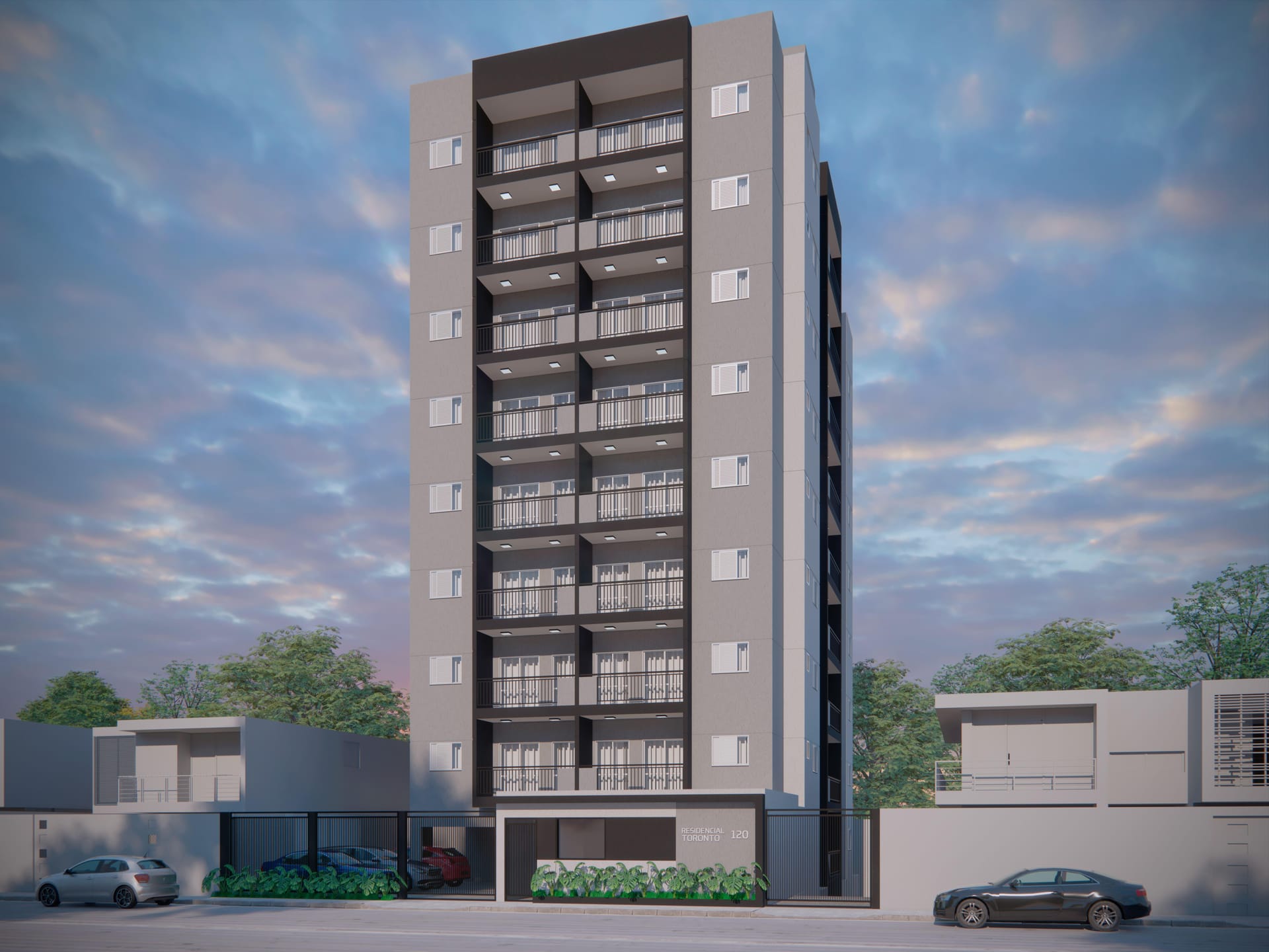 Perspectiva do Empreendimento - RESIDENCIAL TORONTO | Costana Empreendimentos Imobiliários